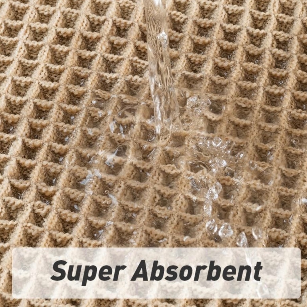Runner Rug Super Absorbent Non Slip Bath Mats - Brown, 2'x 4'(24" x 48") - Picture 3 of 6